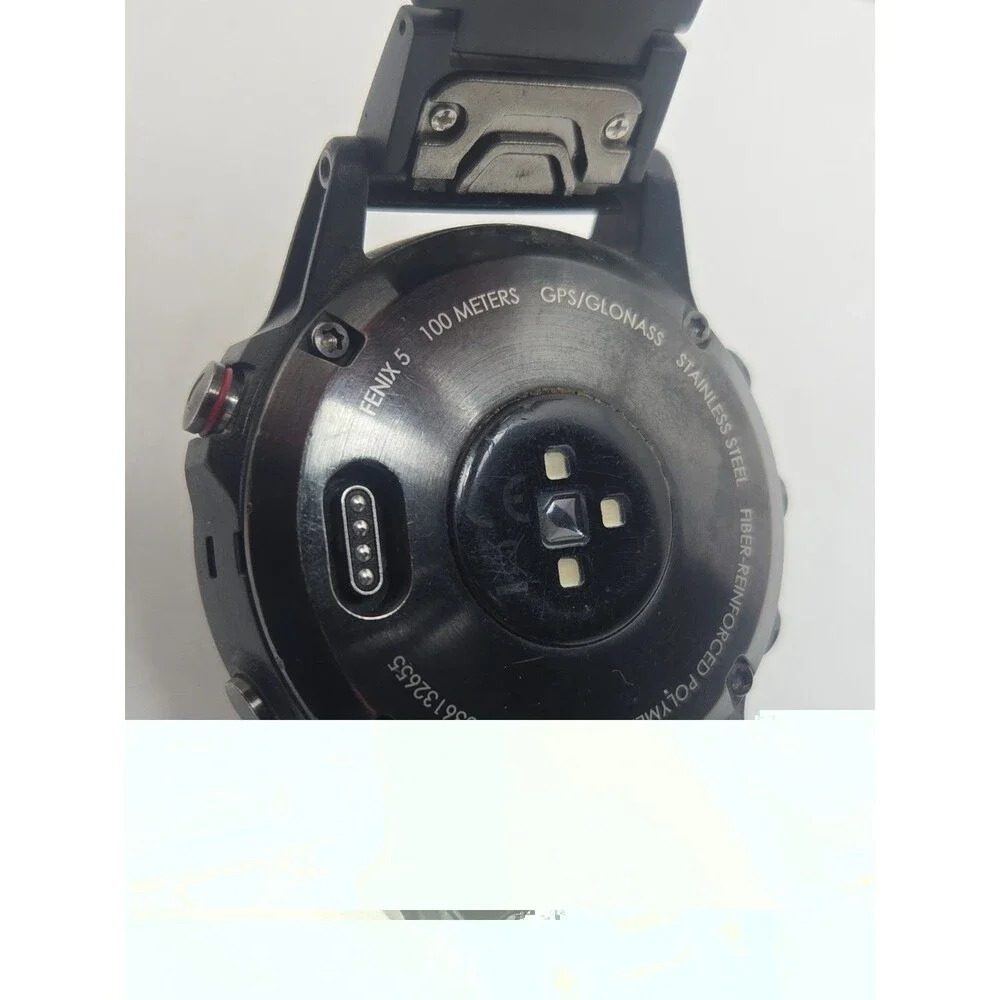 Garmin Fenix 5 47mm GPS Multisport Smartwatch Heart Rate 100M Black Watch Tested